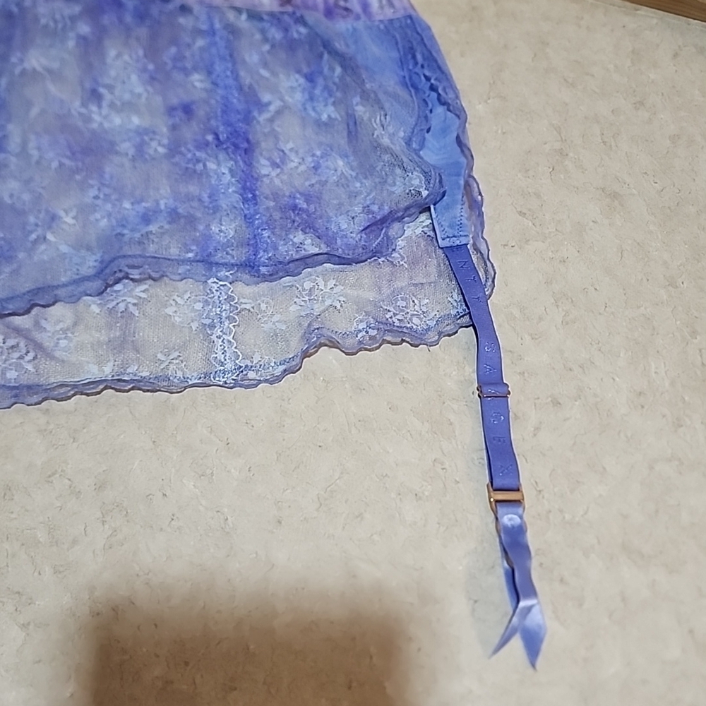 Savage X Fenty short lace underwear with garter New Size 3X Lingerie - Picture 7 of 9
